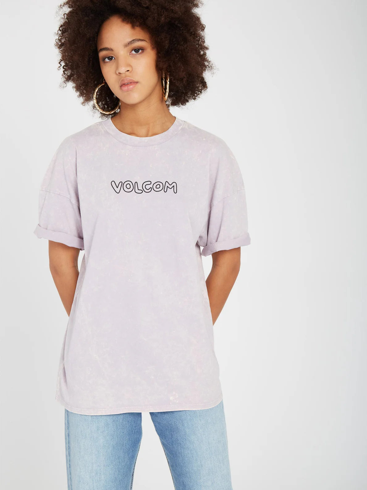 Camiseta Chica Volcom Voltrip - Light Orchid | Camisetas manga corta de mujer | Volcom Shop | surfdevils.com