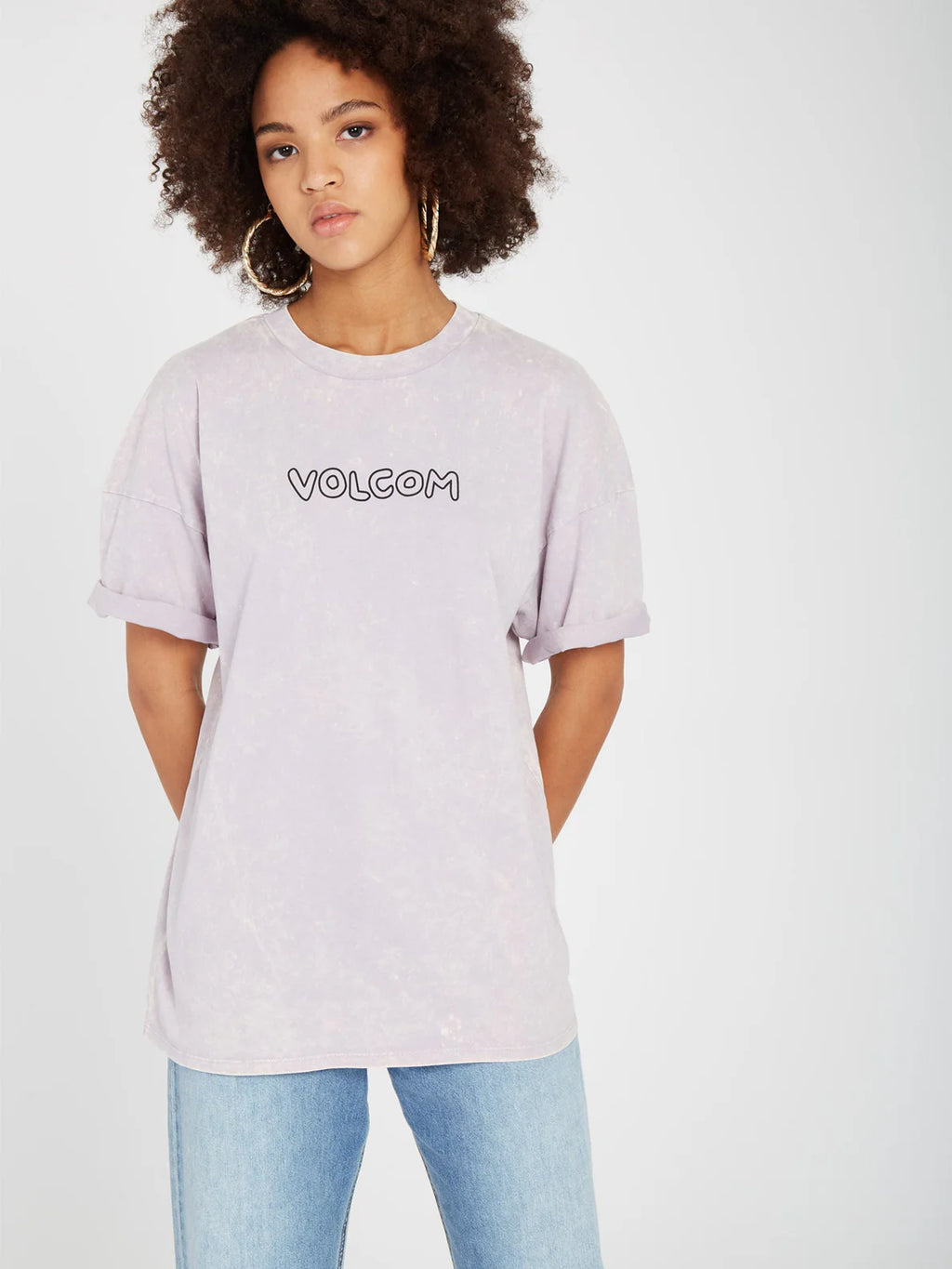 Volcom Voltrip Girl's T-Shirt - Light Orchid