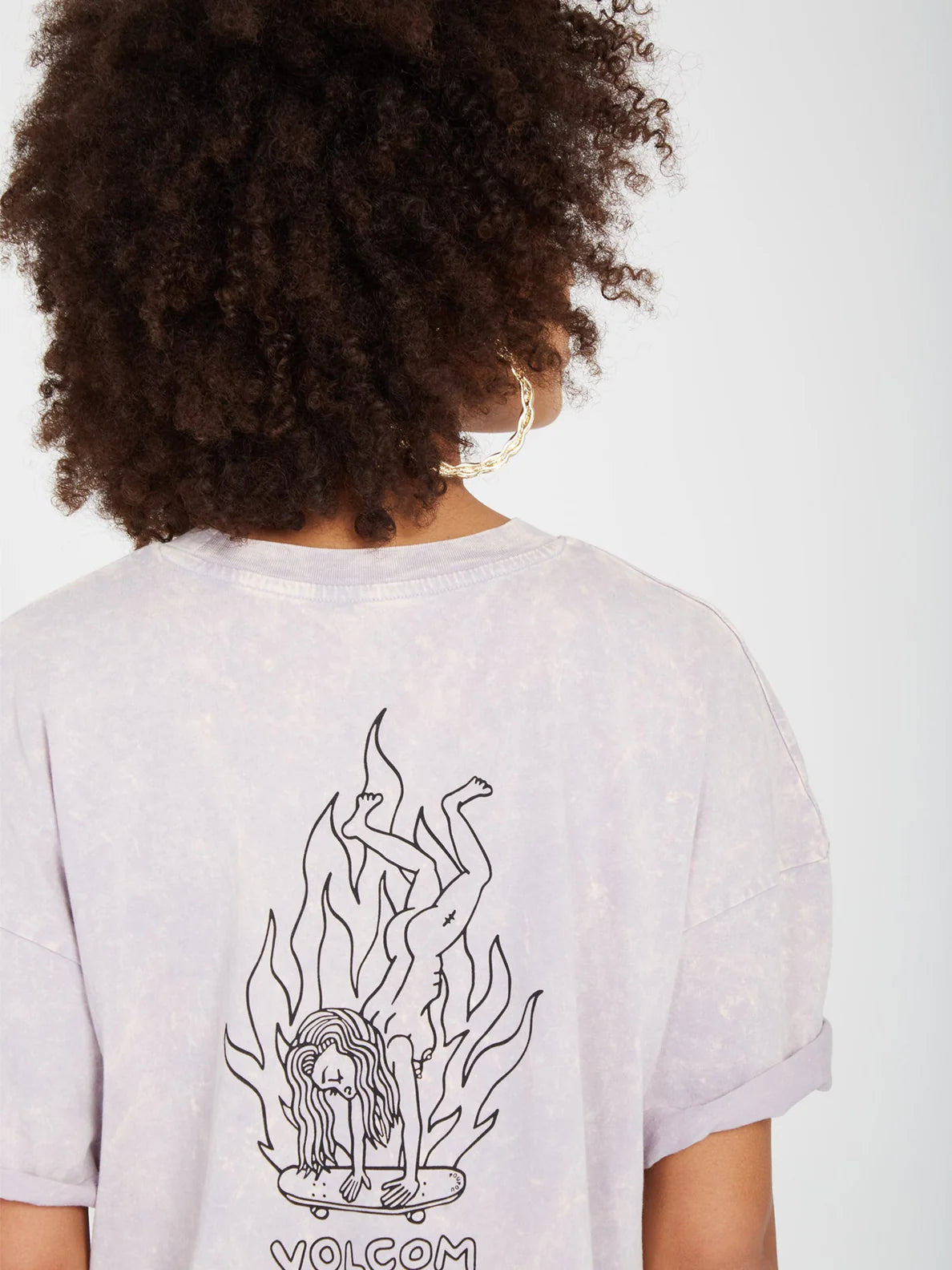 Volcom Voltrip Girl's T-Shirt - Light Orchid