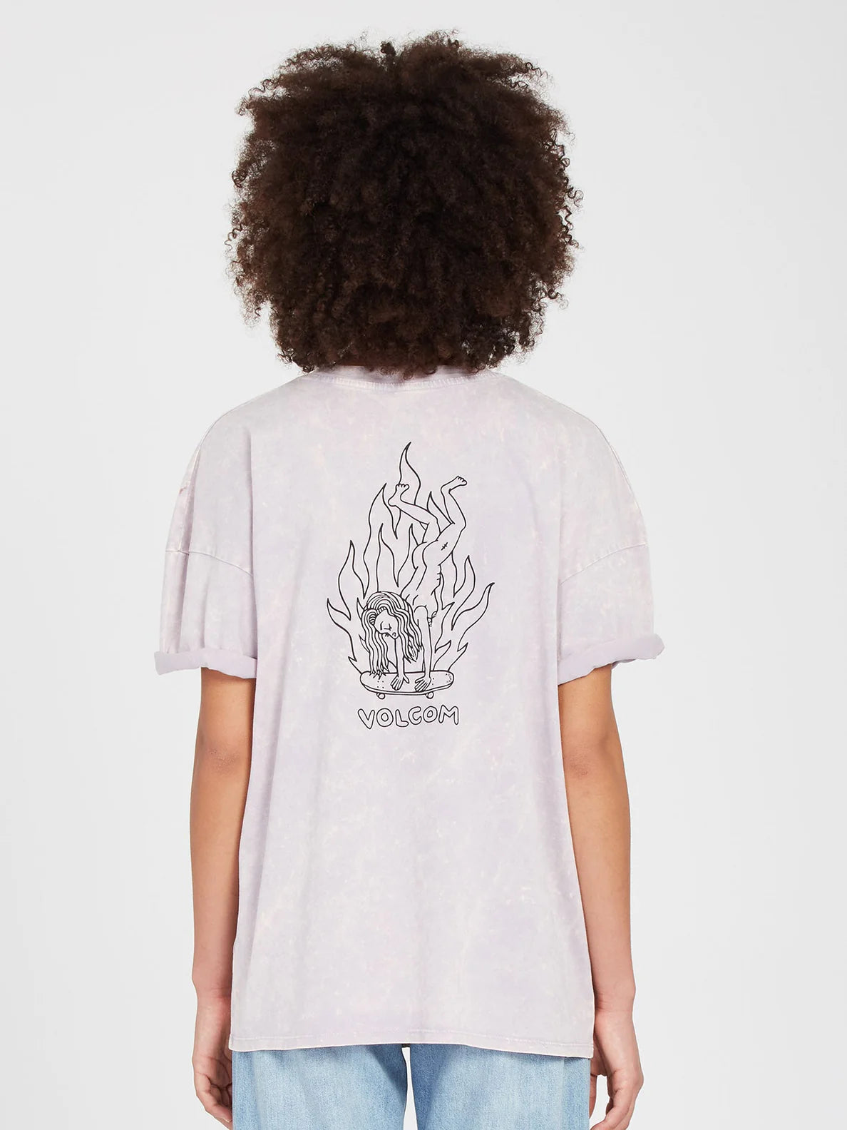 Volcom Voltrip Girl's T-Shirt - Light Orchid