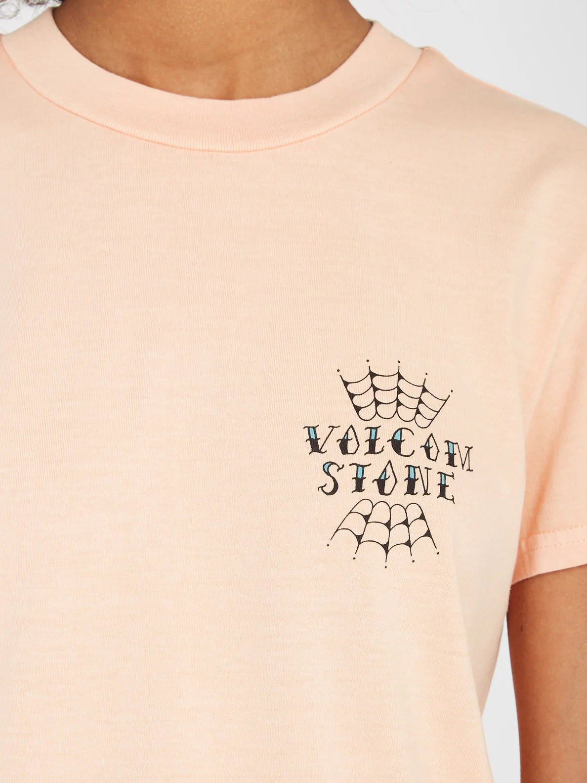 Camiseta Chica Volcom Volchedelic - Melon | Camisetas manga corta de mujer | Volcom Shop | surfdevils.com