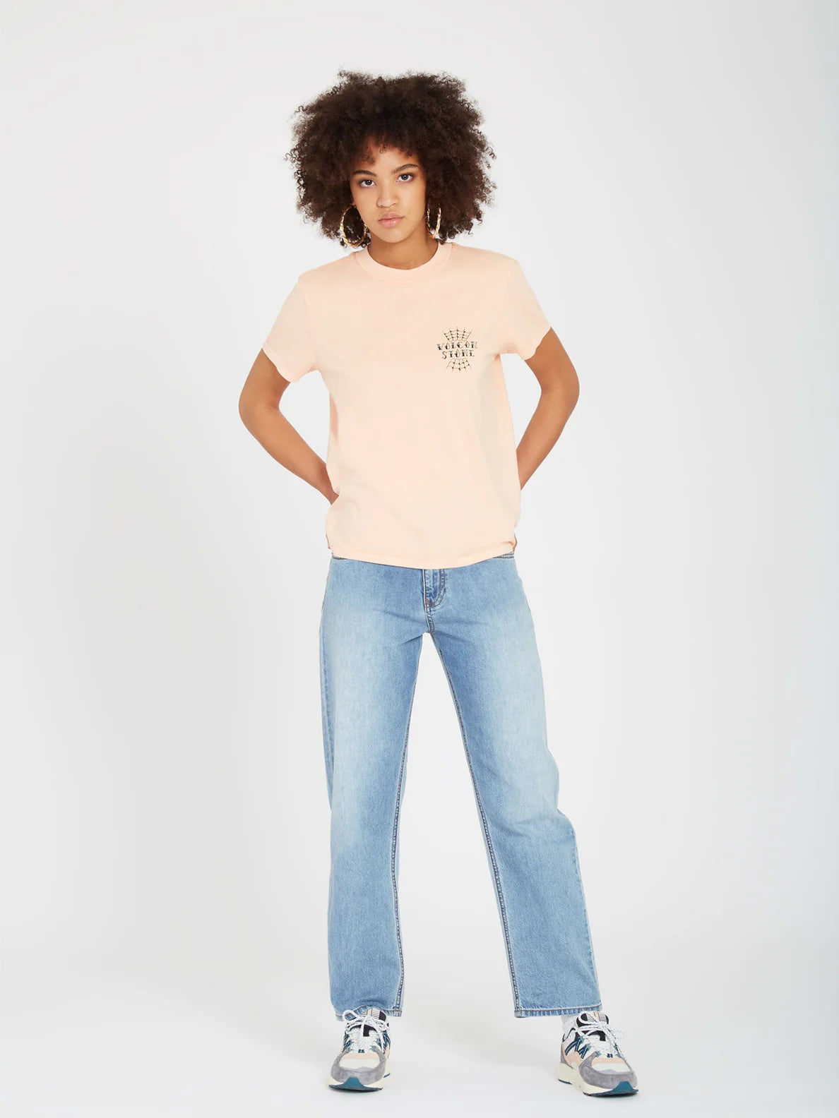 Camiseta feminina Volcom Volchedelic - Melon
