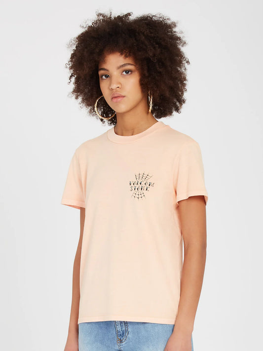 T-shirt Fille Volcom Volchedelic - Melon