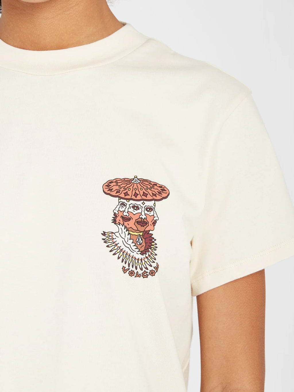 Camiseta Chica Volcom Connected Minds - Sand