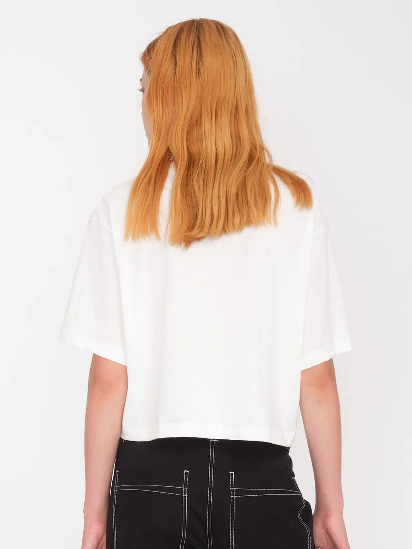 Volcom Drumstone Girl's T-Shirt - Star White