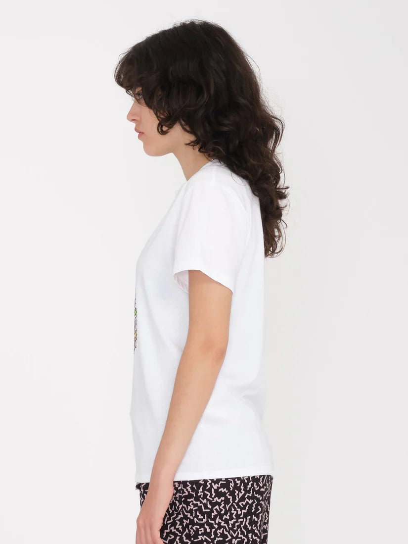 Volcom Radical Daze Mädchen T-Shirt – Weiß