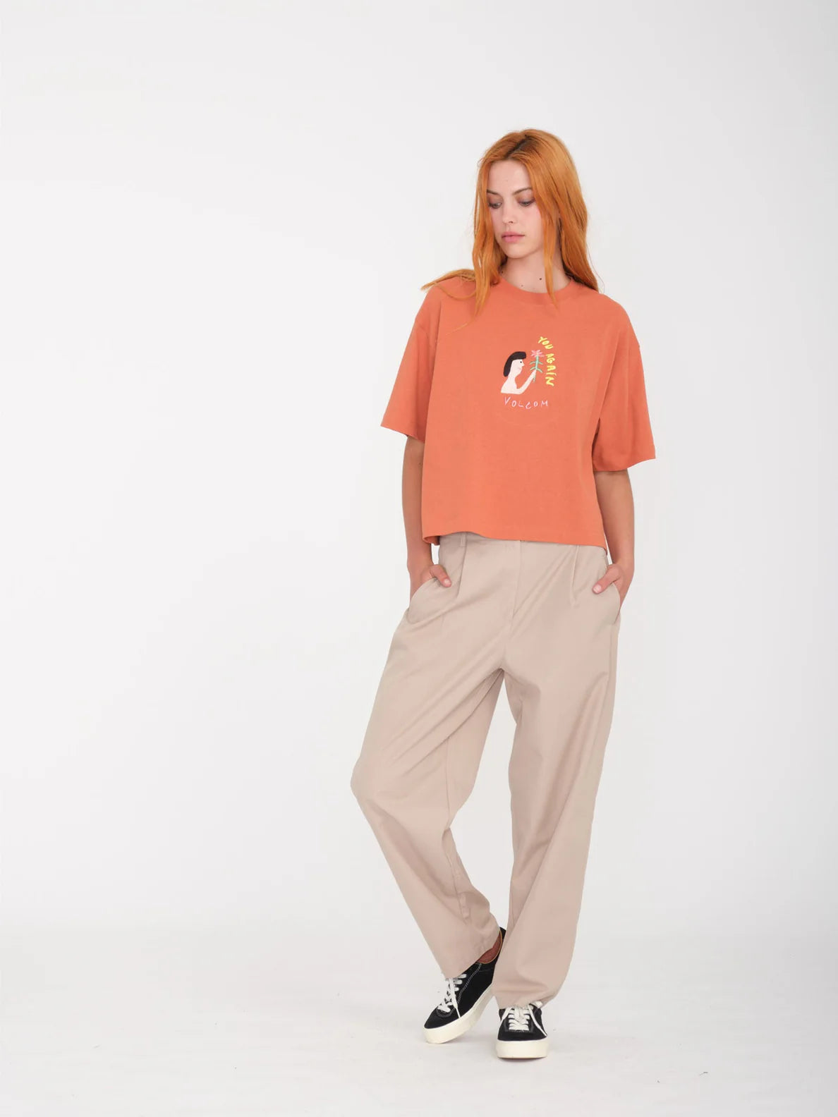 Volcom Arthur Longo Mädchen T-Shirt – Rosewood | Kurzarm-T-Shirts für Damen | Meistverkaufte Produkte | Neue Produkte | Neueste Produkte | Sammlung_Zalando | Volcom-Shop | surfdevils.com