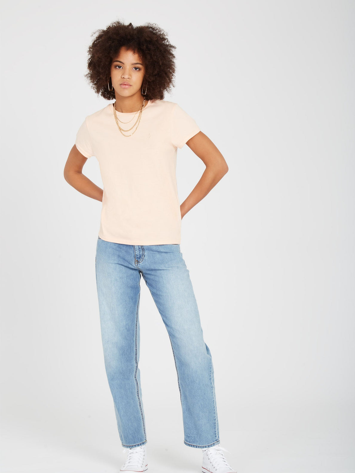 T-shirt Volcom Stone Blanks - Melon