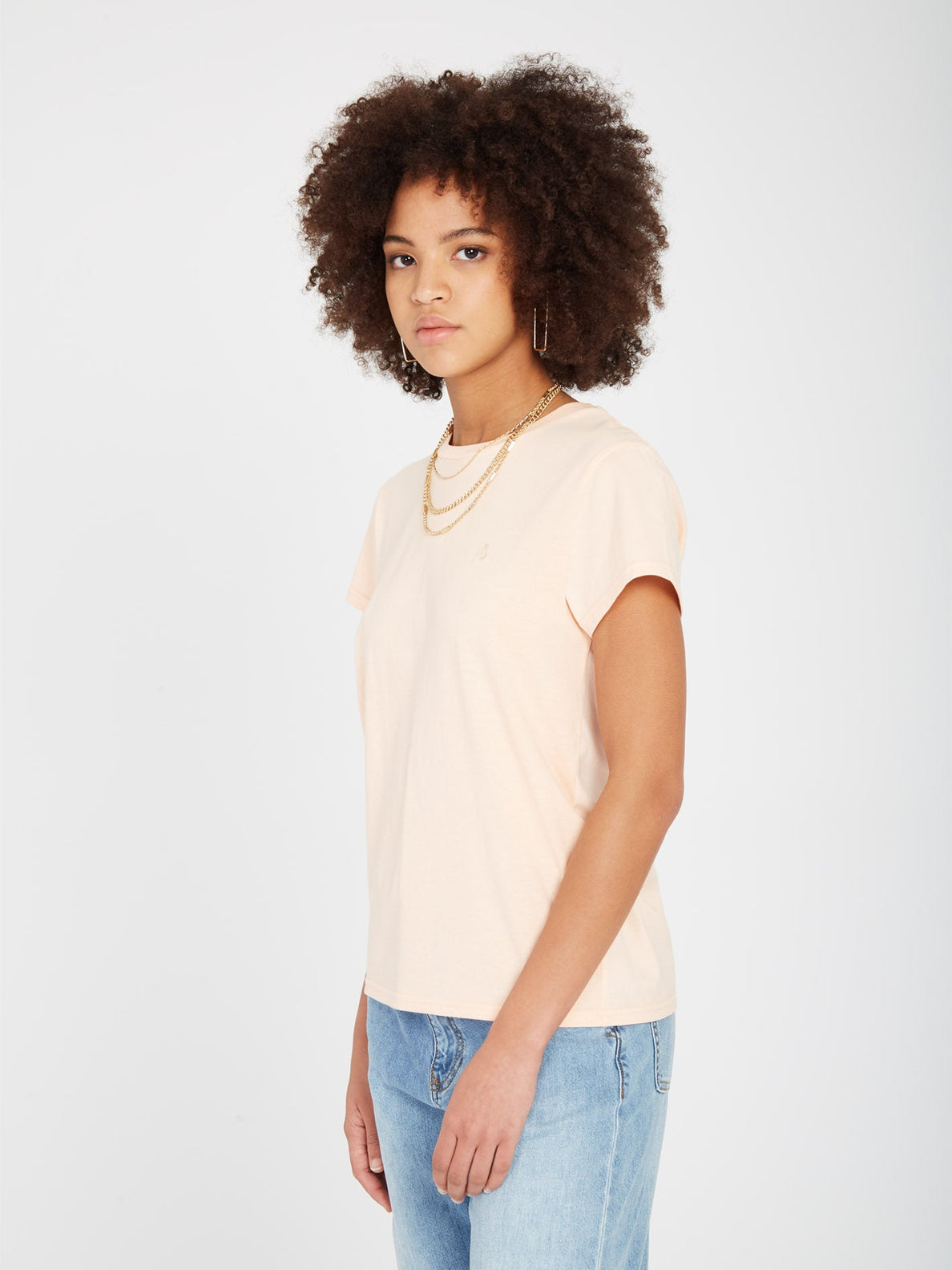 Volcom Stone Blanks T-shirt - Melon