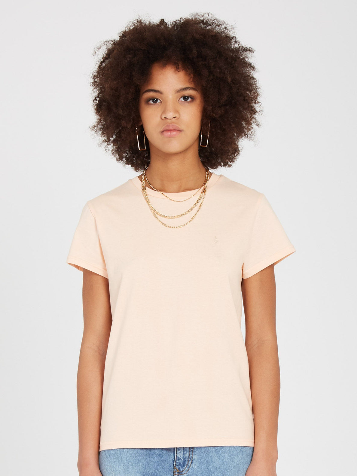 Camiseta Volcom Stone Blanks - Melon