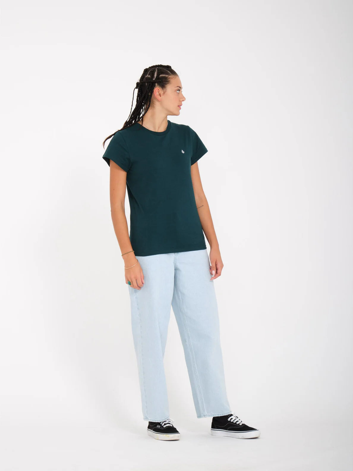 Camiseta feminina Stone Blanks da Volcom - Ponderosa Pine