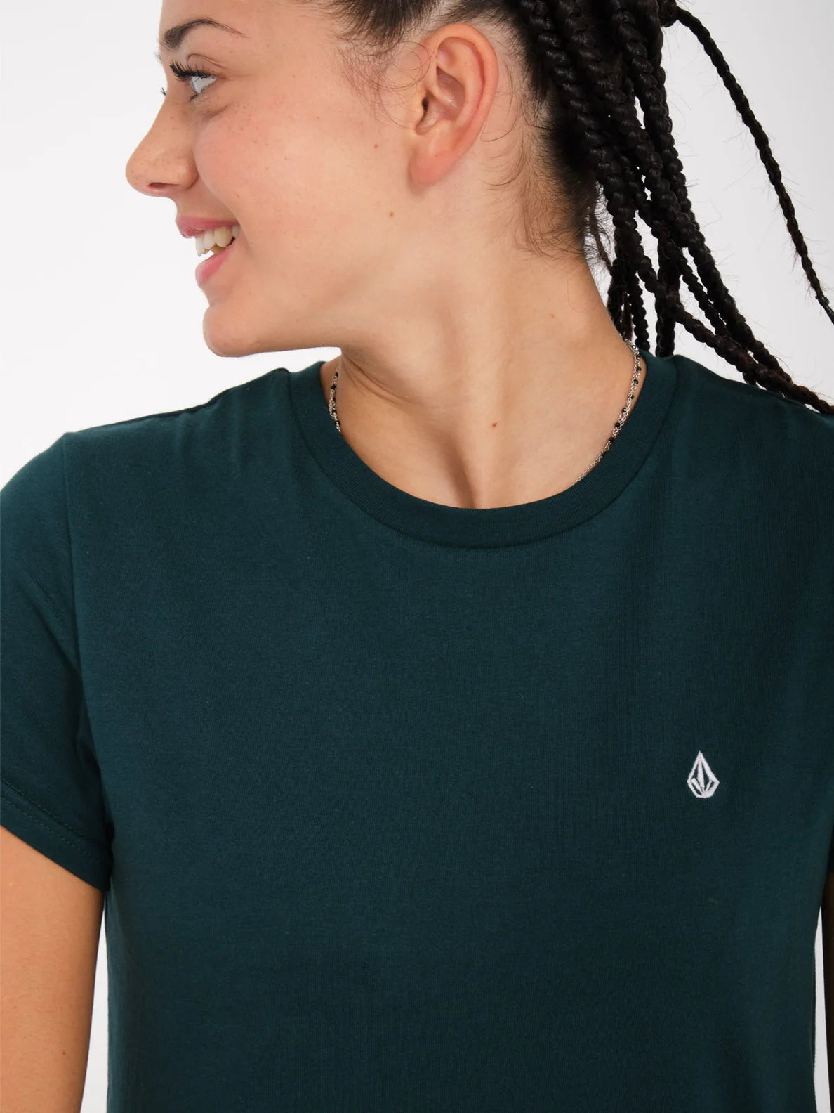 Camiseta feminina Stone Blanks da Volcom - Ponderosa Pine