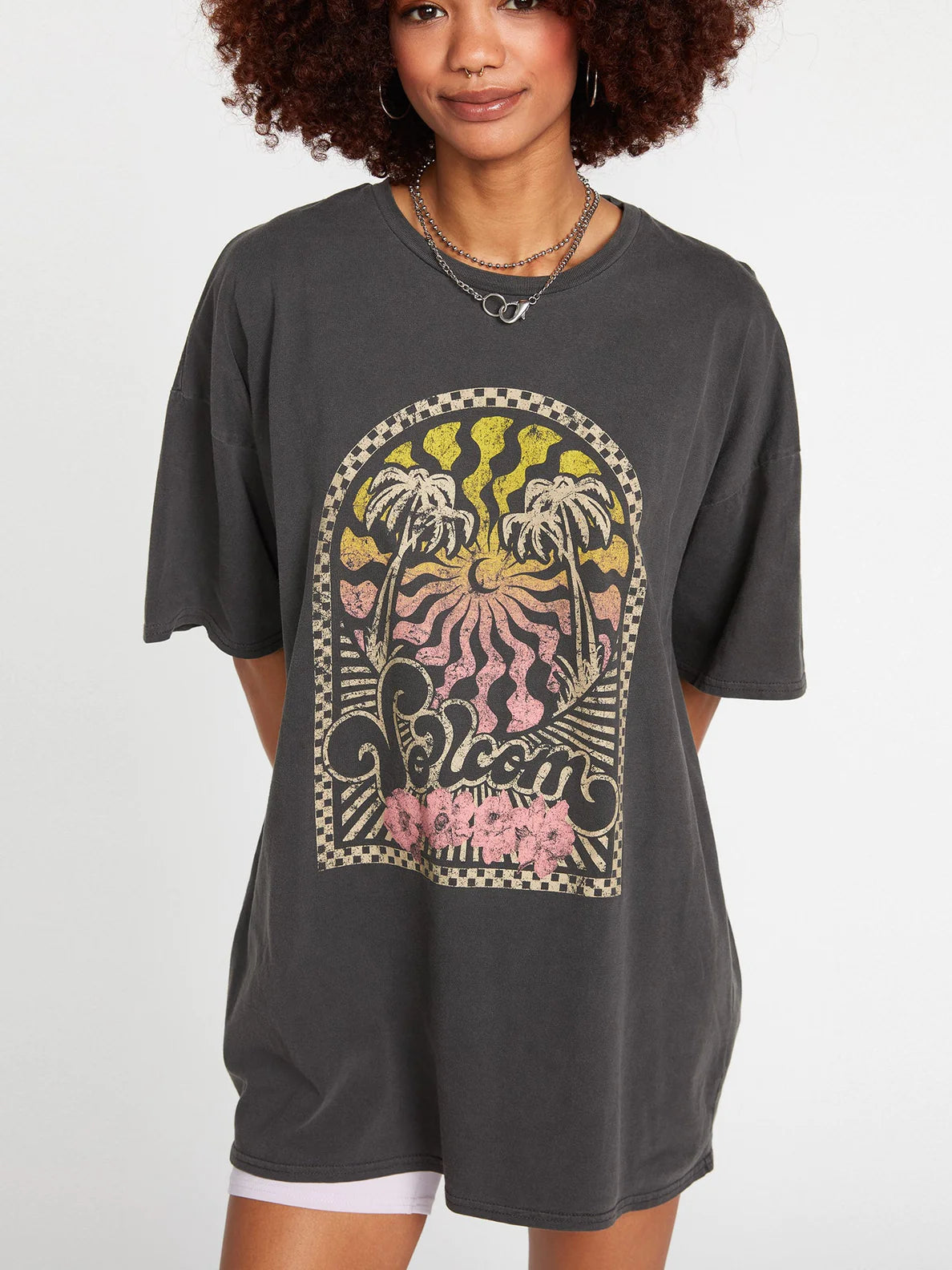 Maglietta Volcom My Guys Tee nera da ragazza