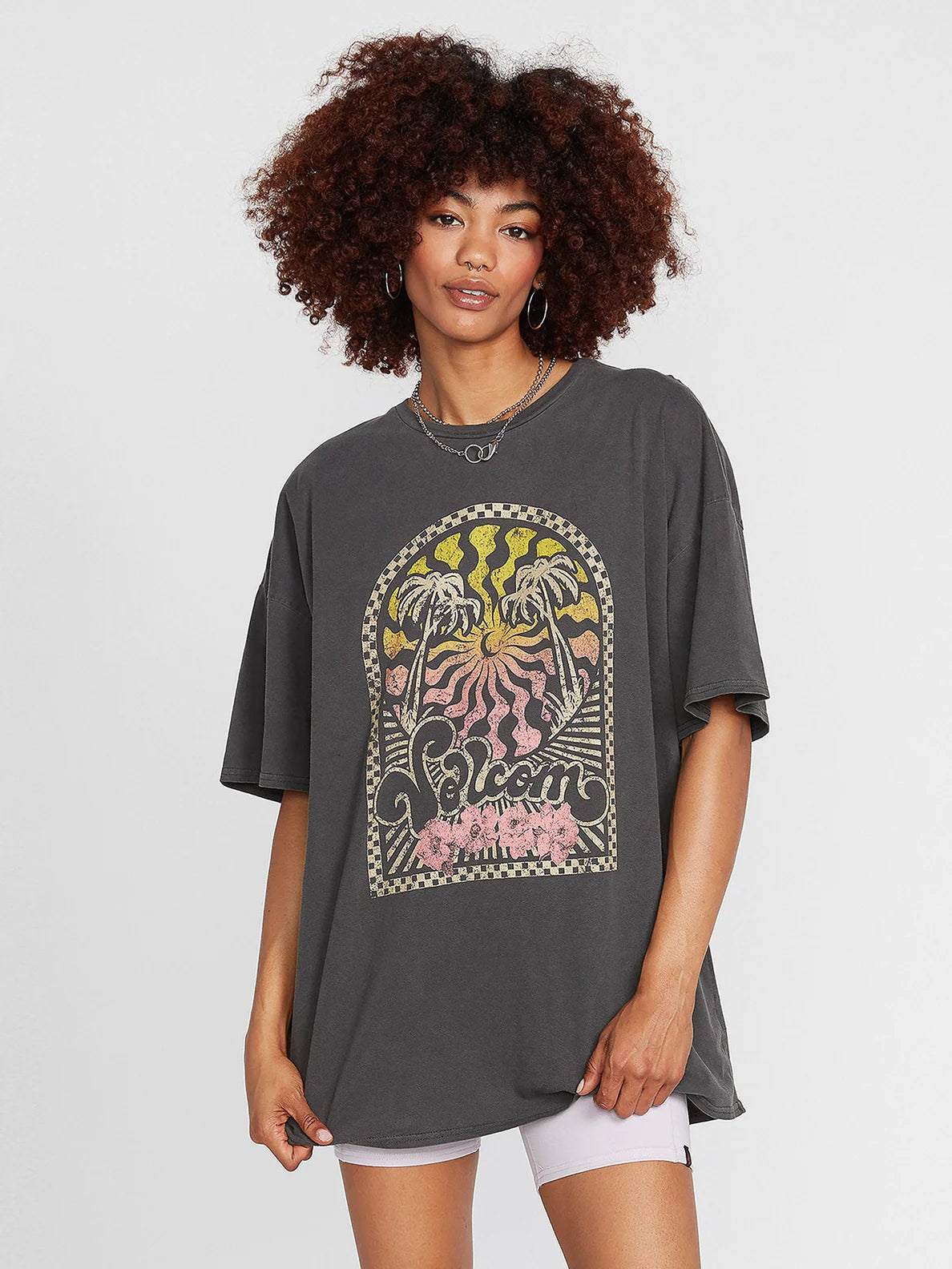 Maglietta Volcom My Guys Tee nera da ragazza