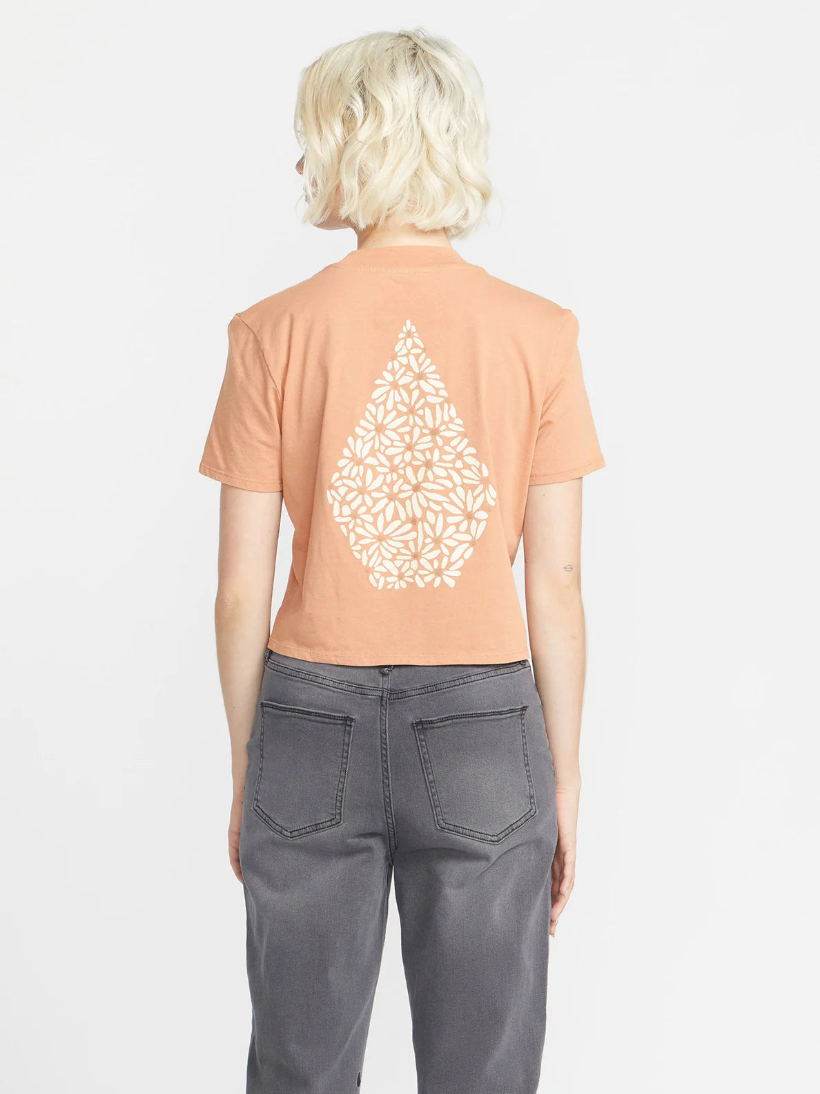 Volcom Pocket Dial Girl's T-Shirt - Clay