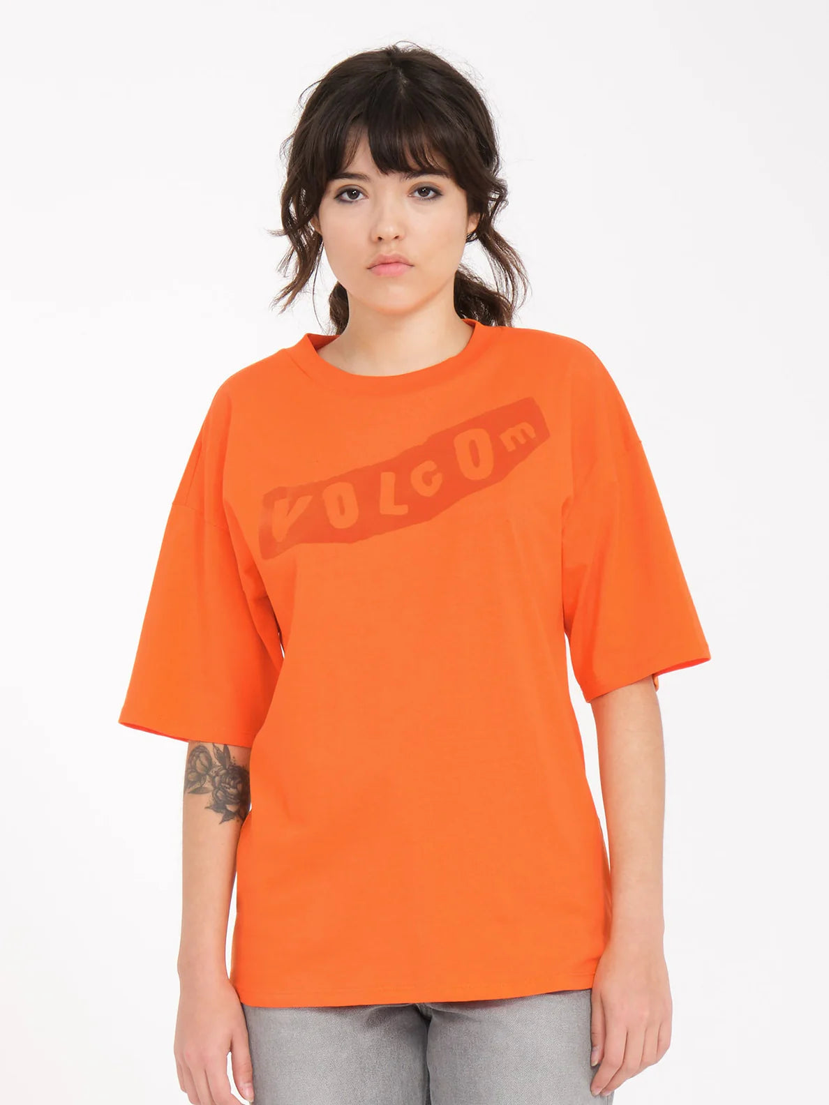 Camiseta feminina Pistol da Volcom - Cenoura