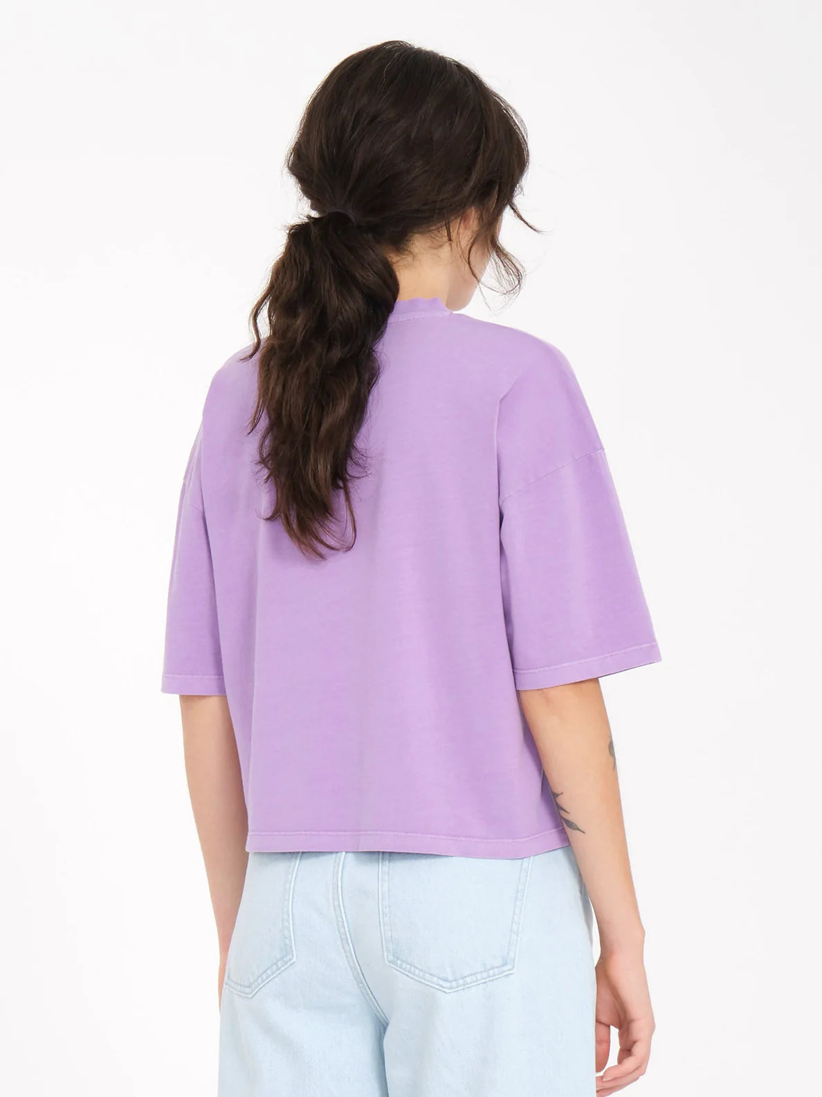 Camiseta Chica Volcom Play The - Paisley Purple | Camisetas manga corta de mujer | Volcom Shop | surfdevils.com