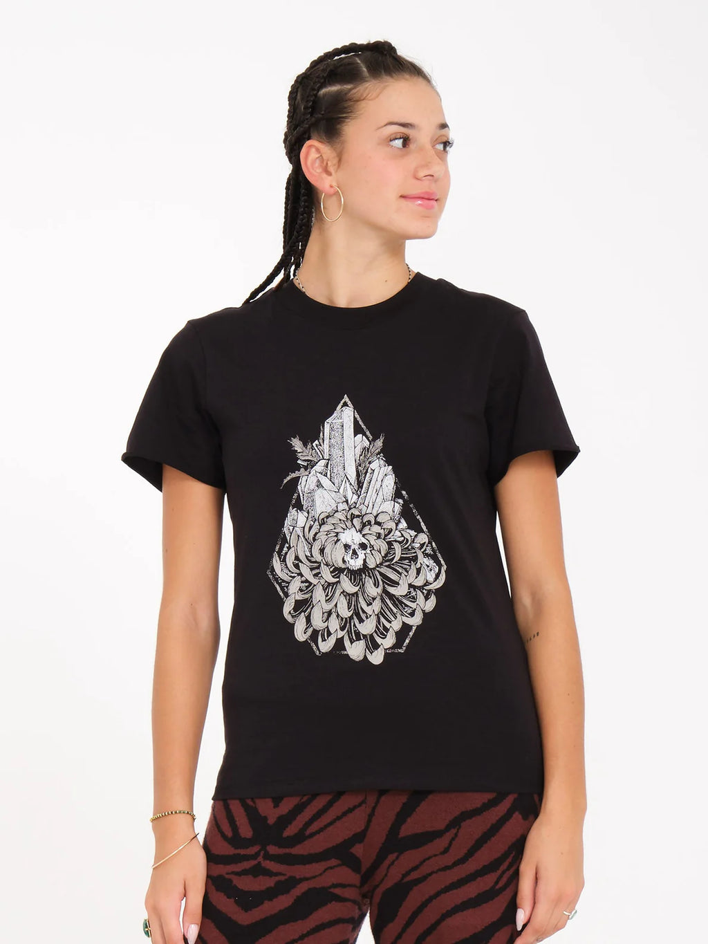 Volcom Radical Daze Girl's T-Shirt - Black