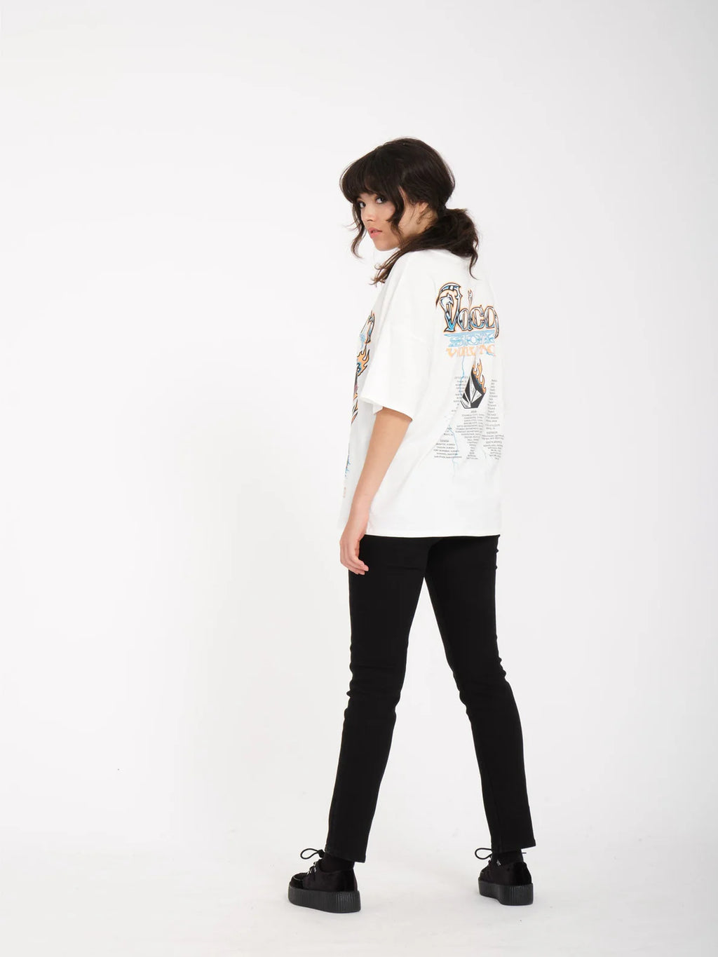 Camiseta Chica Volcom VolTrip - Star White