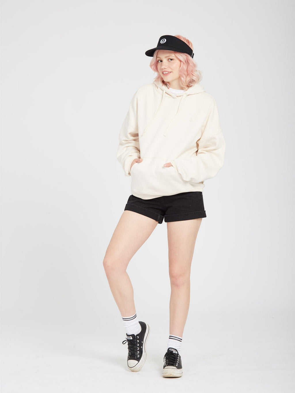 Felpa con cappuccio Volcom Stone Heart II - Sabbia