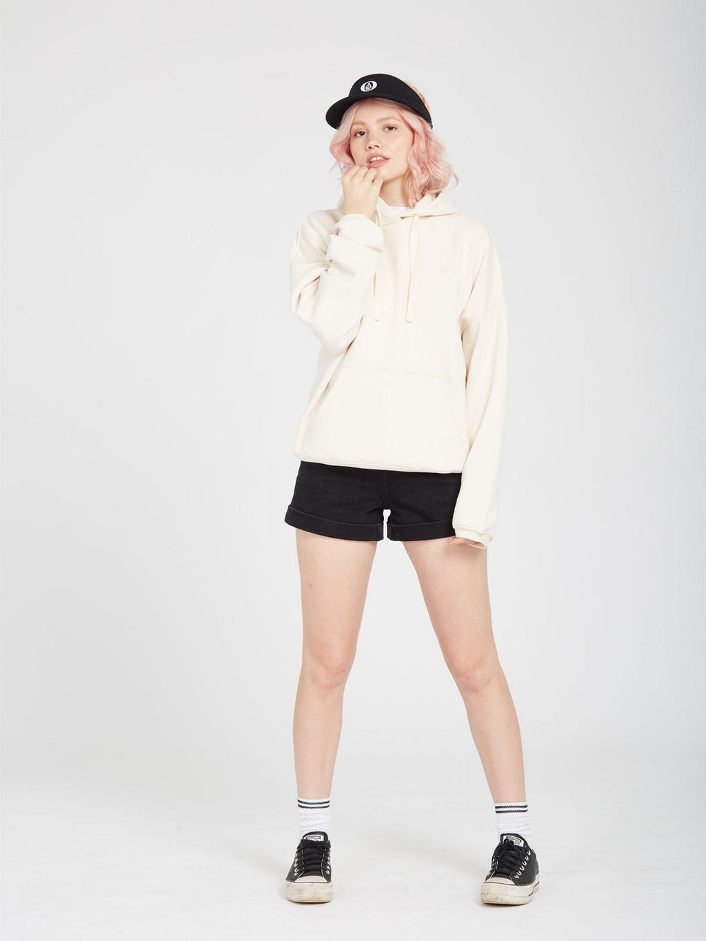 Felpa con cappuccio Volcom Stone Heart II - Sabbia