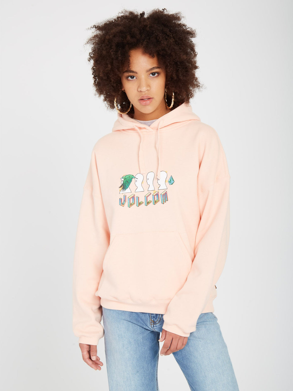 Sweat-shirt Volcom Ed Merlin Murray pour femmes - Melon