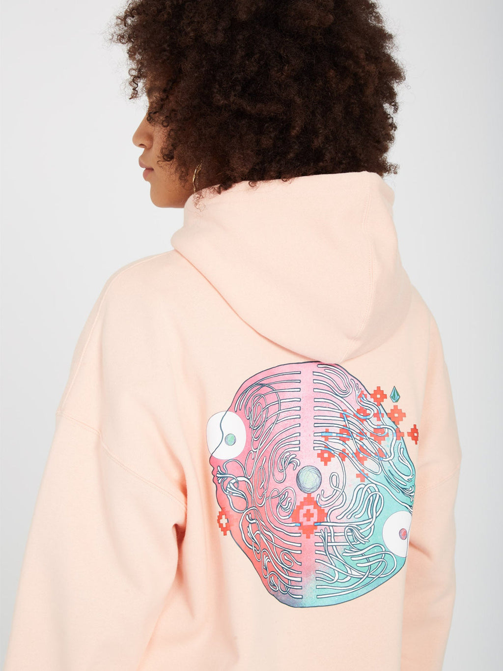 Sweat-shirt Volcom Ed Merlin Murray pour femmes - Melon