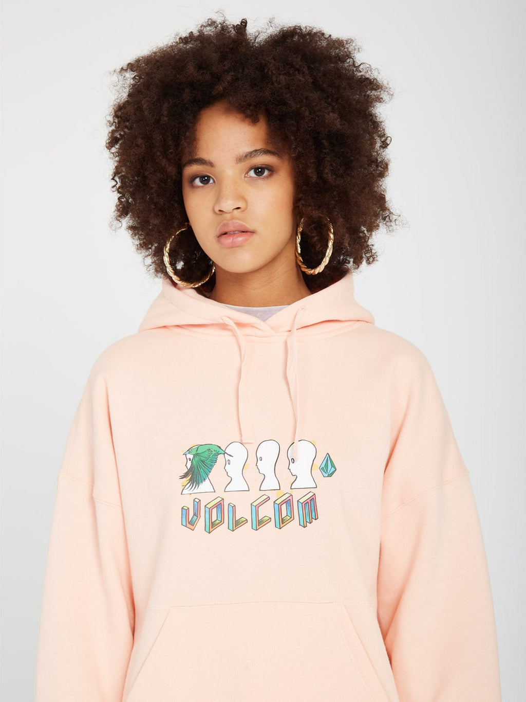 Sweat-shirt Volcom Ed Merlin Murray pour femmes - Melon
