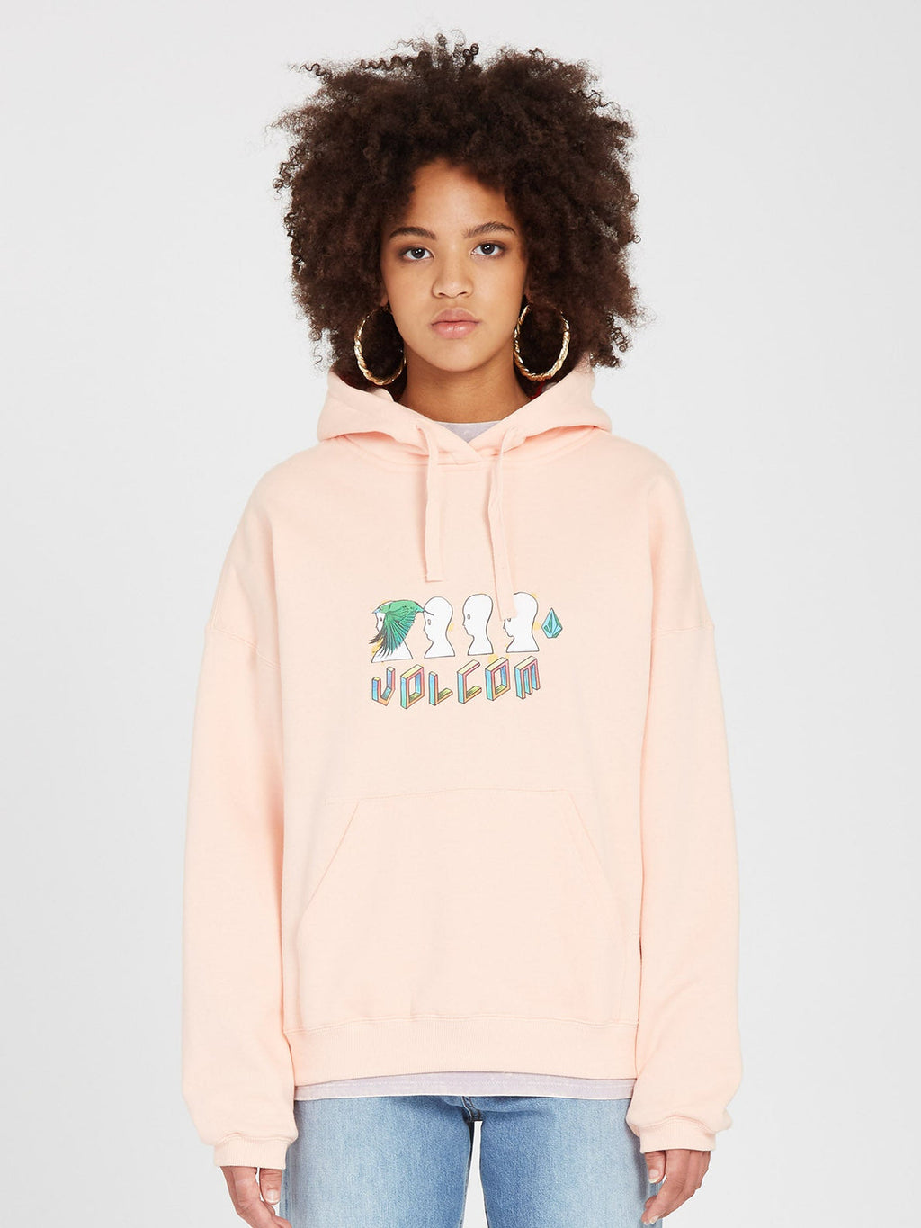 Sweat-shirt Volcom Ed Merlin Murray pour femmes - Melon