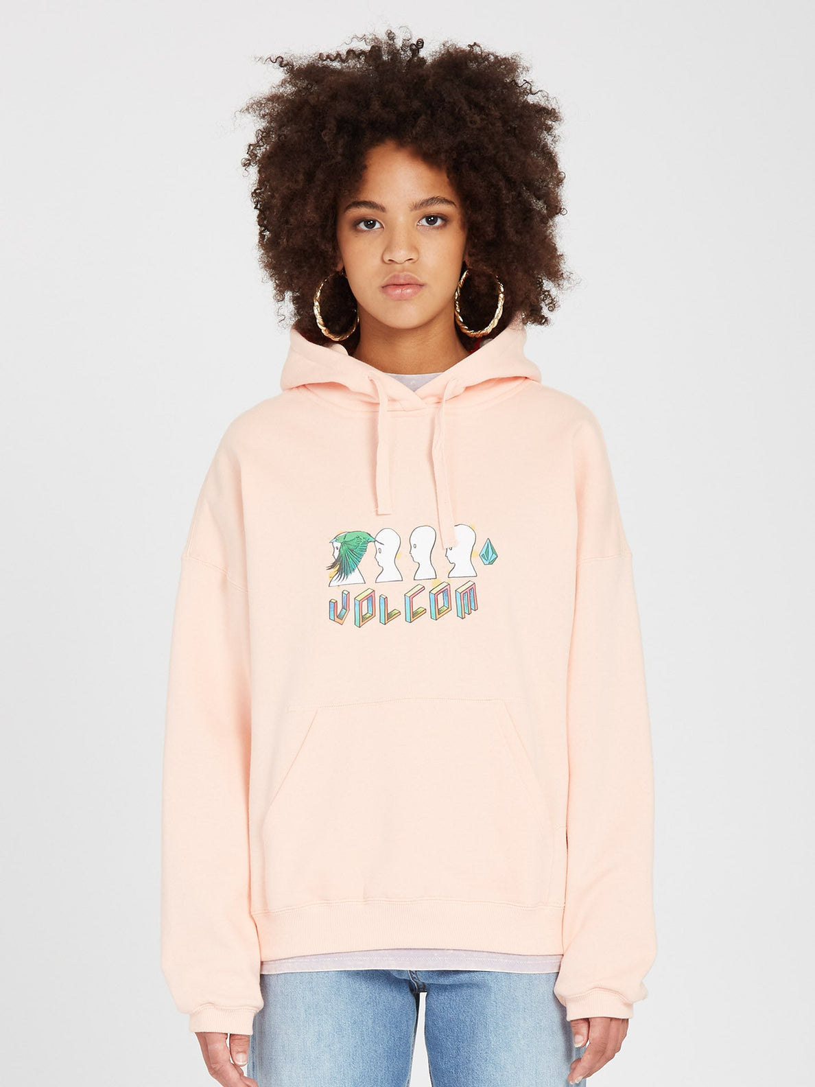 Sweat-shirt Volcom Ed Merlin Murray pour femmes - Melon