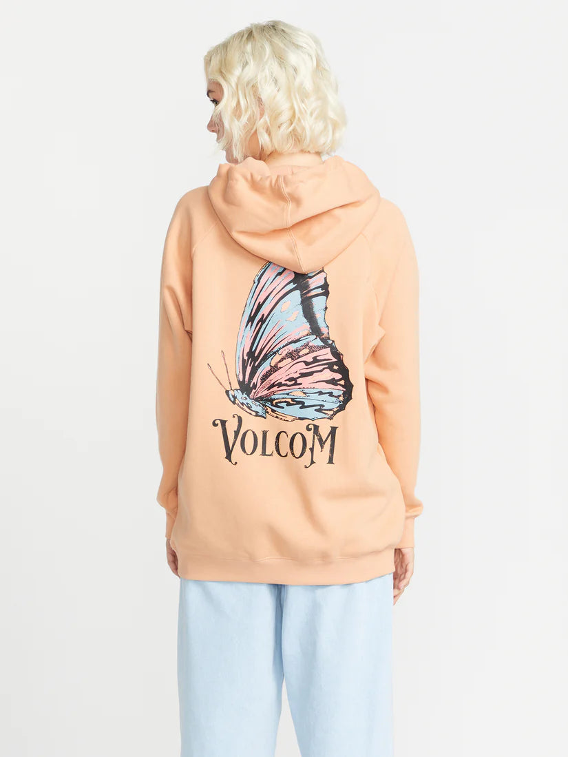 Sweatshirt pour Filles Volcom Truly Stoked Boyfriend PO - Clay