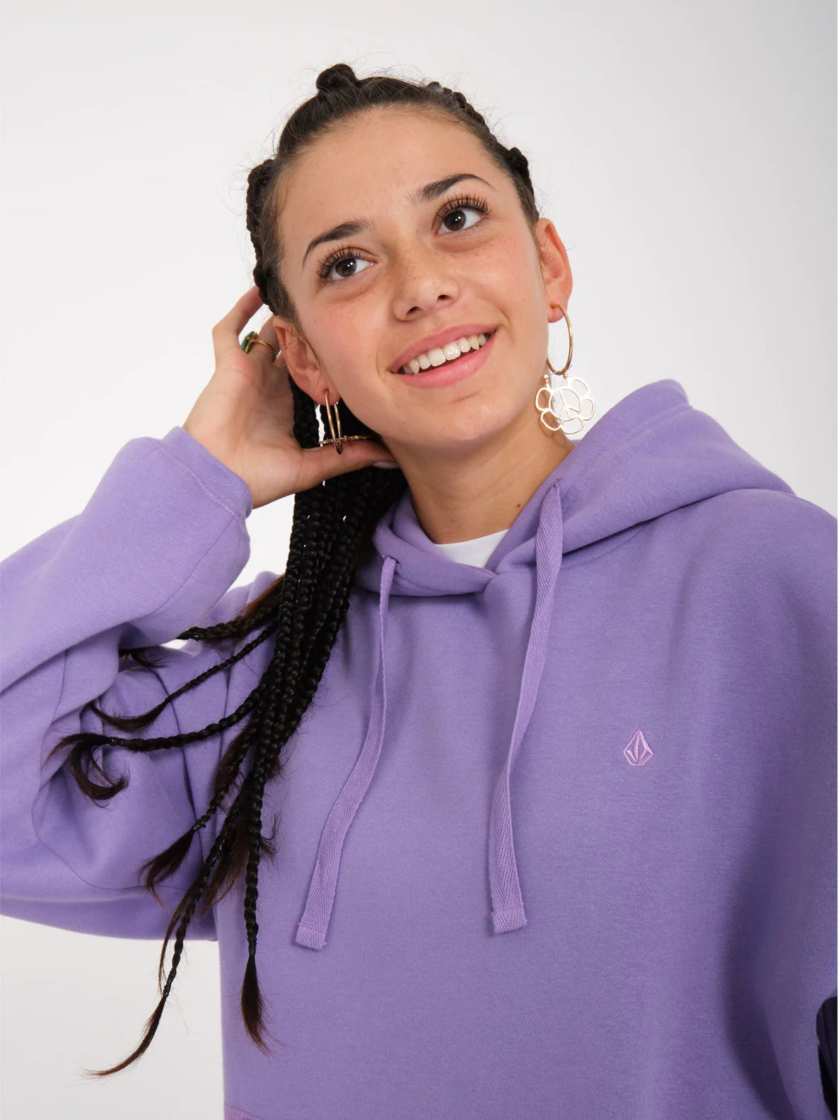 Volcom Women's Stone Heart II Hoodie - Paisley Purple