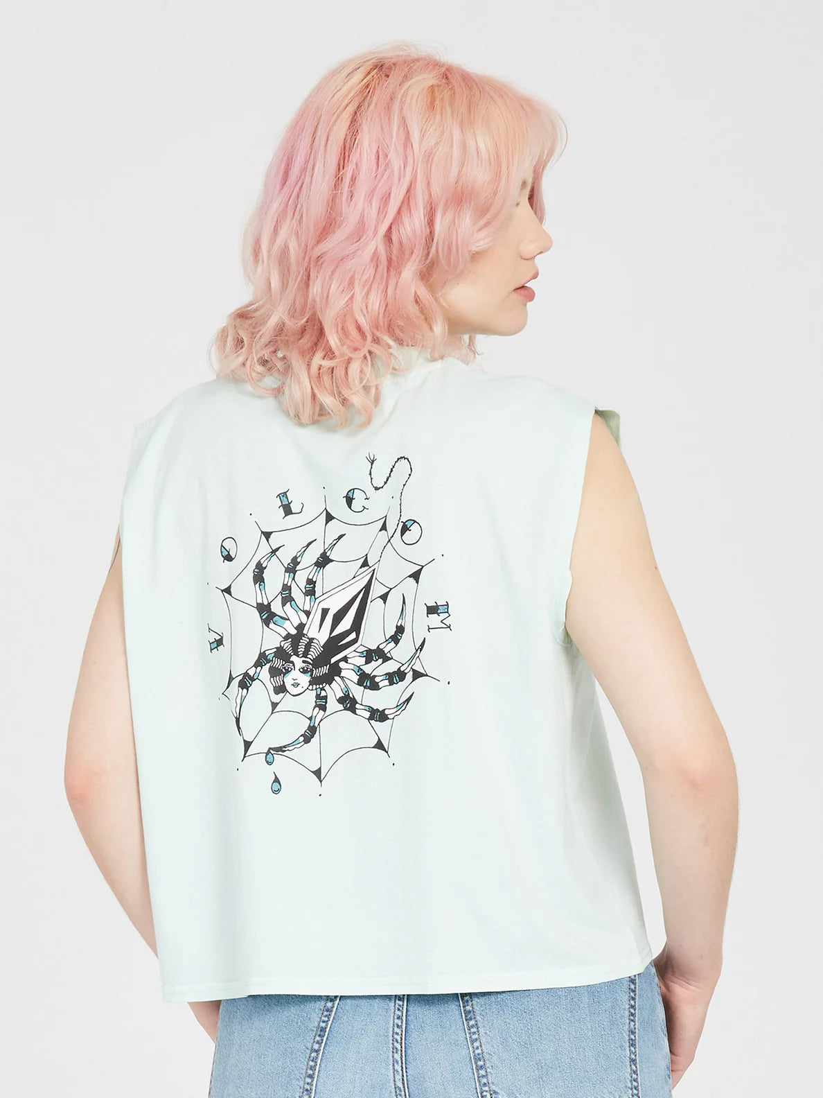Camiseta sin mangas Chica Volcom Volnex - Pale Aqua