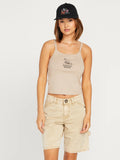 Volcom 1991 Strappy Tank Girl's T-Shirt - Taupe