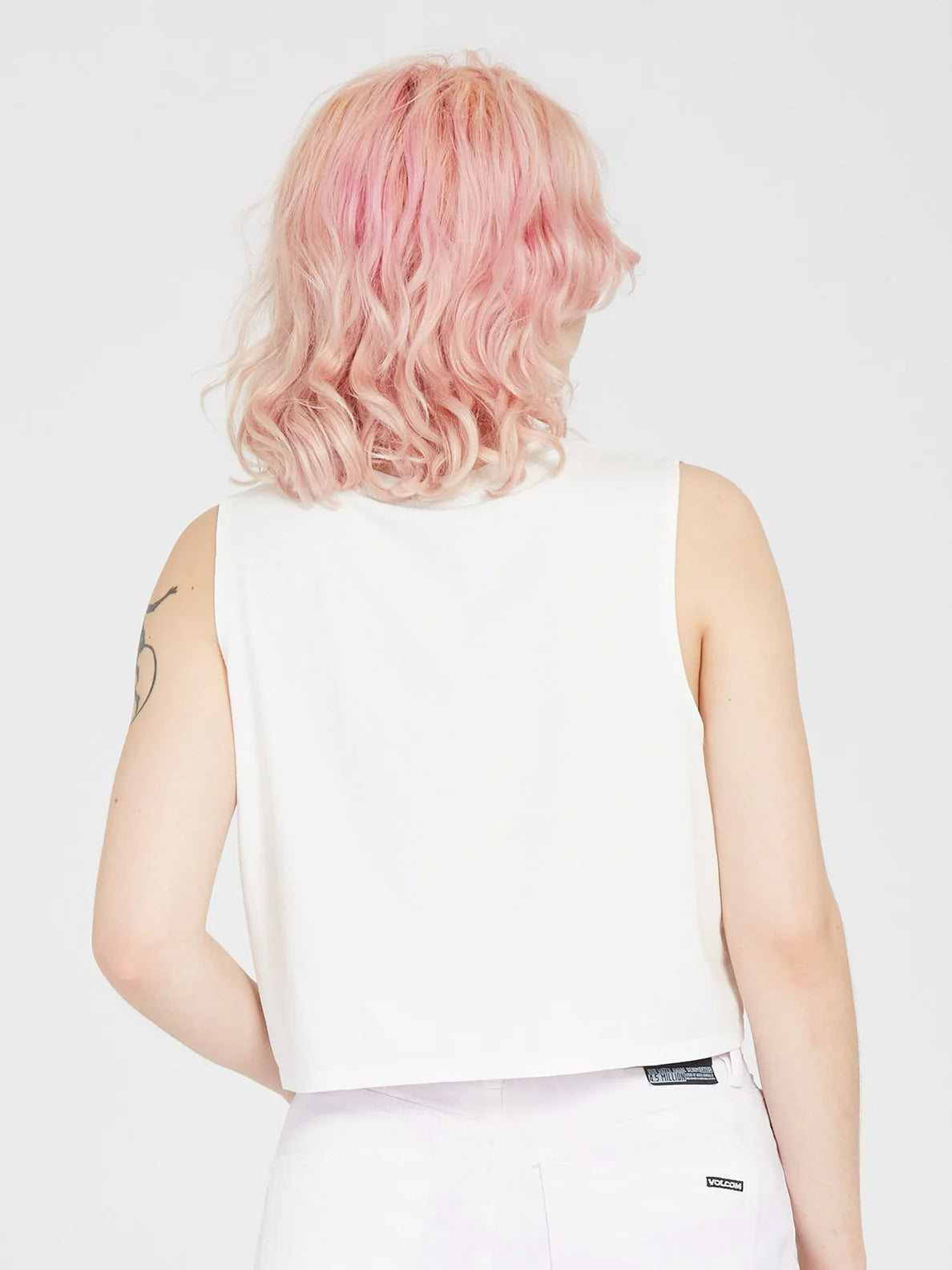 Camiseta sin mangas Chica Volcom Ed Merlin Murray - Star White