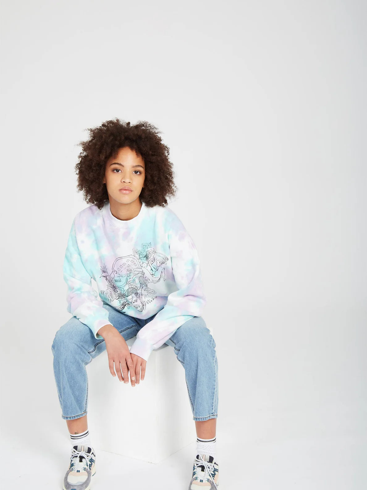 Sweat-shirt pour Filles Volcom Fa Ed Merlin Murray - Multi