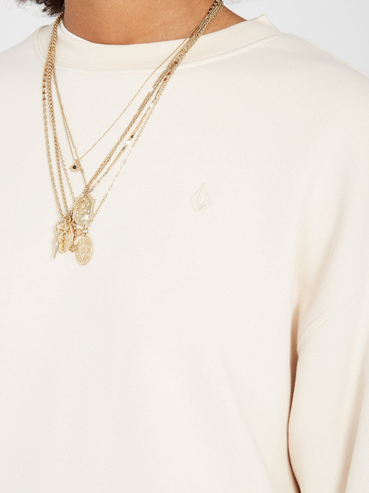 Stone Heart II Crew-Sweatshirt – Sand