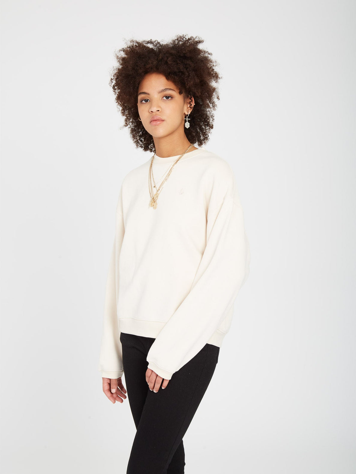 Stone Heart II Crew-Sweatshirt – Sand