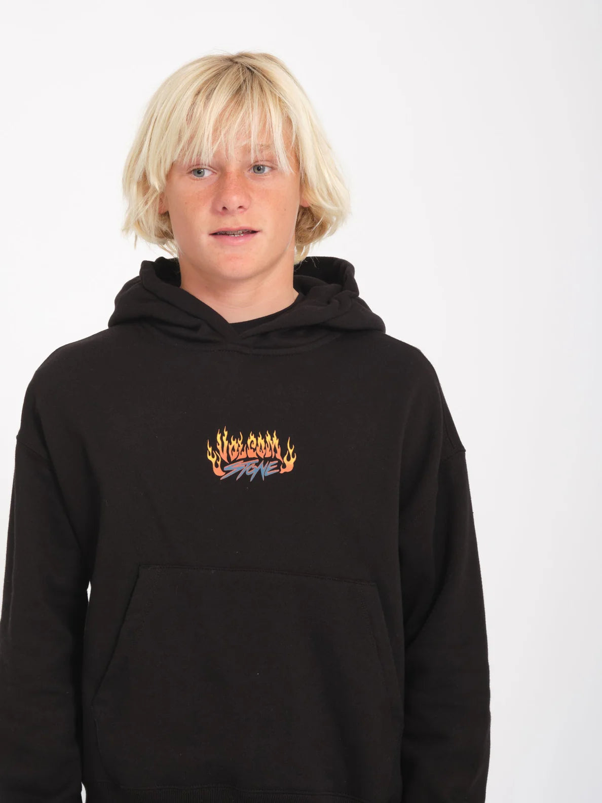 Volcom Trux PO Boys' Sweatshirt - Black