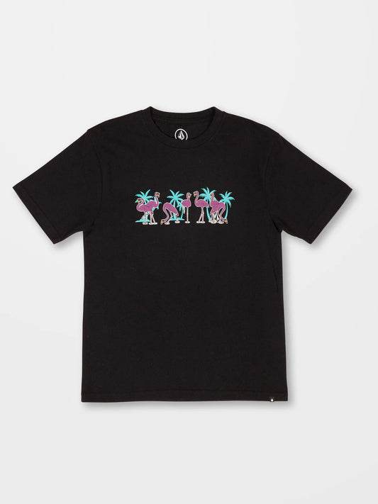 T-Shirt Enfant Volcom Flamingbros - Noir
