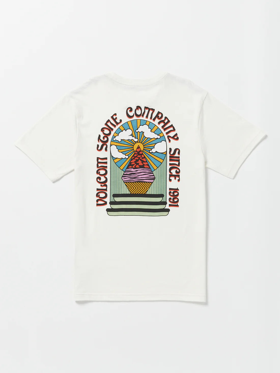 Camiseta infantil Skystone da Volcom - branco | Novos Produtos | Produtos mais recentes | Produtos mais vendidos | surfdevils.com