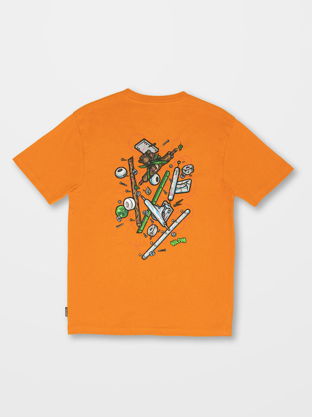 T-Shirt Enfant Volcom Todd Bratrud - Safran