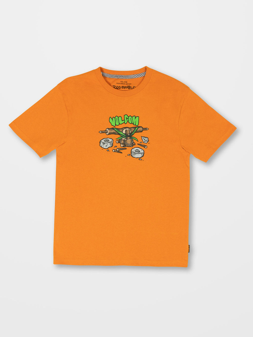 T-Shirt Enfant Volcom Todd Bratrud - Safran