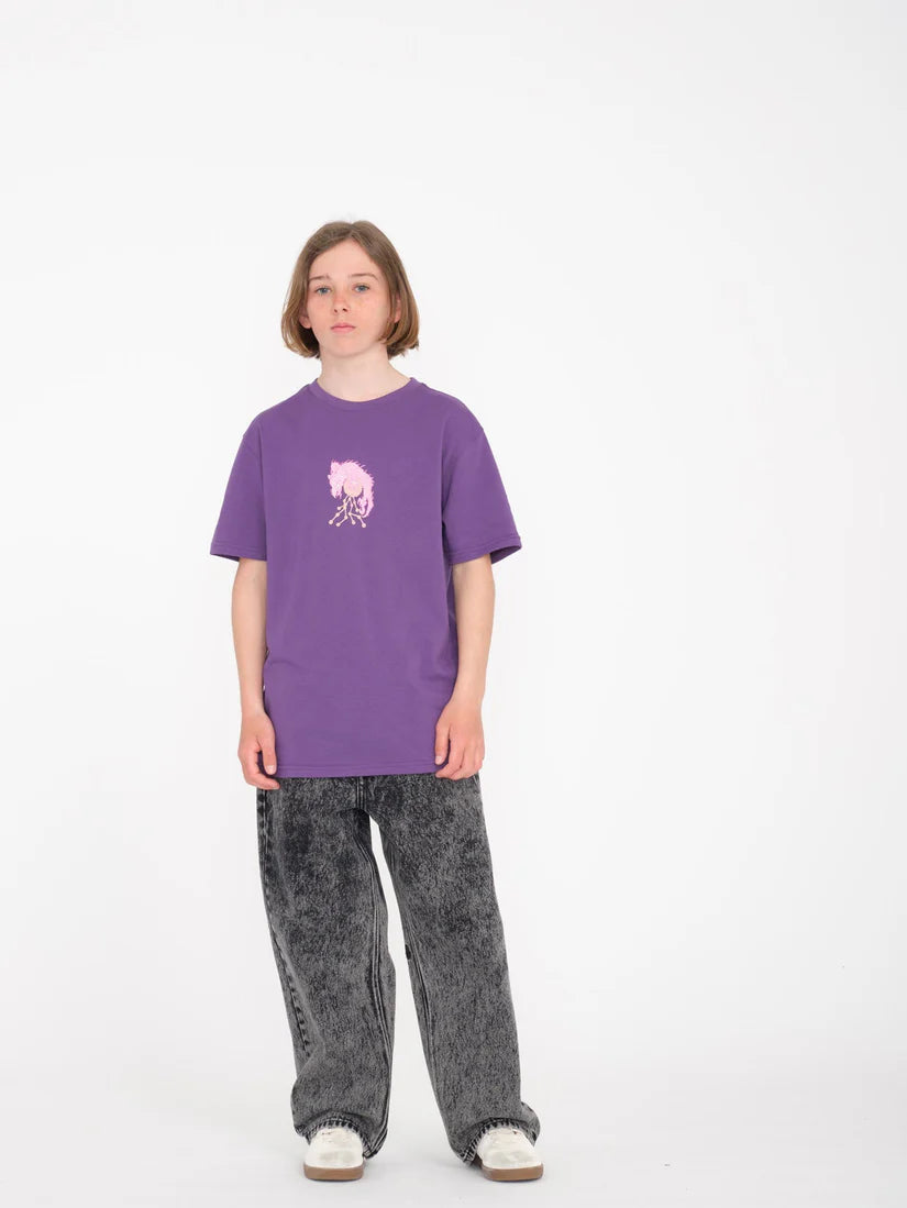 Volcom Tetsunori 3 Kinder T-Shirt - Deep Purple