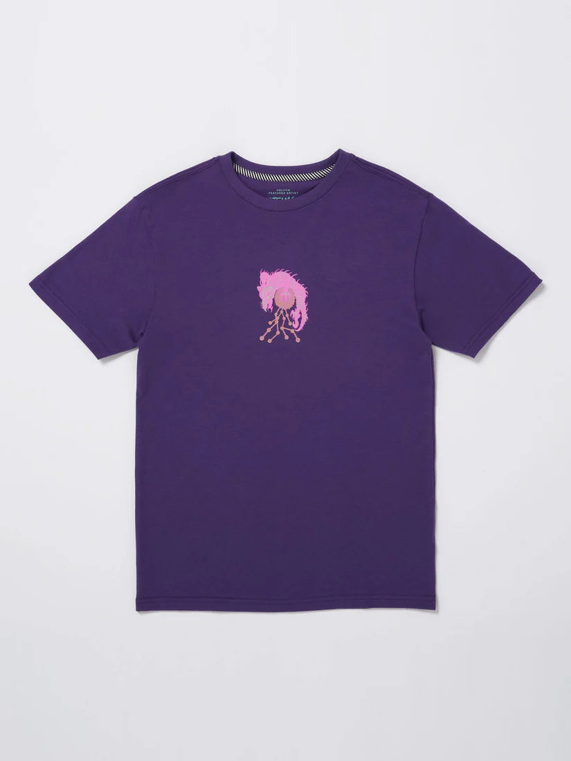 Volcom Tetsunori 3 Kids T-Shirt - Deep Purple