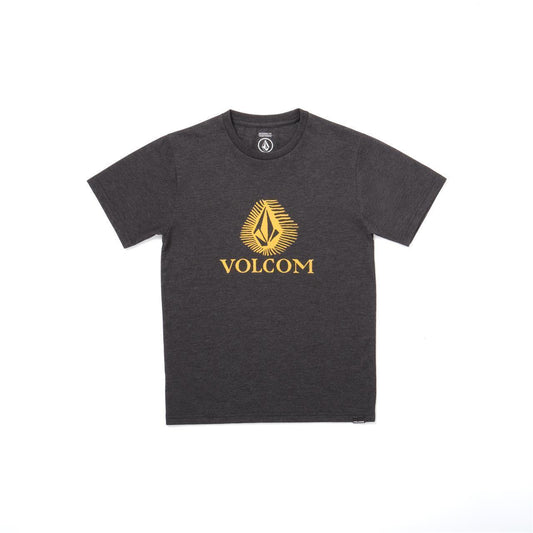Volcom Off Shore Stone Kinder-T-Shirt – Dark Black Heather