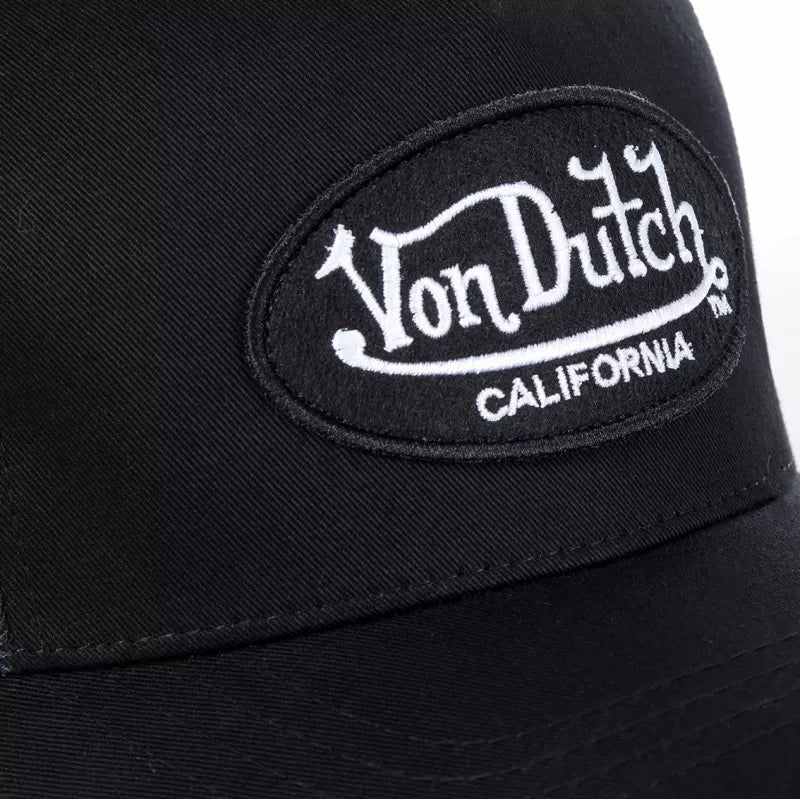 Casquette de baseball en maille Von Dutch Lofb California noire