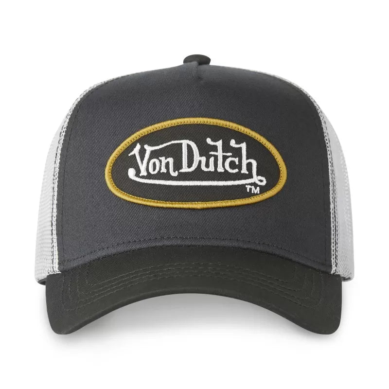 Boné Trucker Von Dutch Preto Dourado | Coleção_Zalando | Cápsulas | Novos Produtos | Produtos mais recentes | Produtos mais vendidos | surfdevils.com