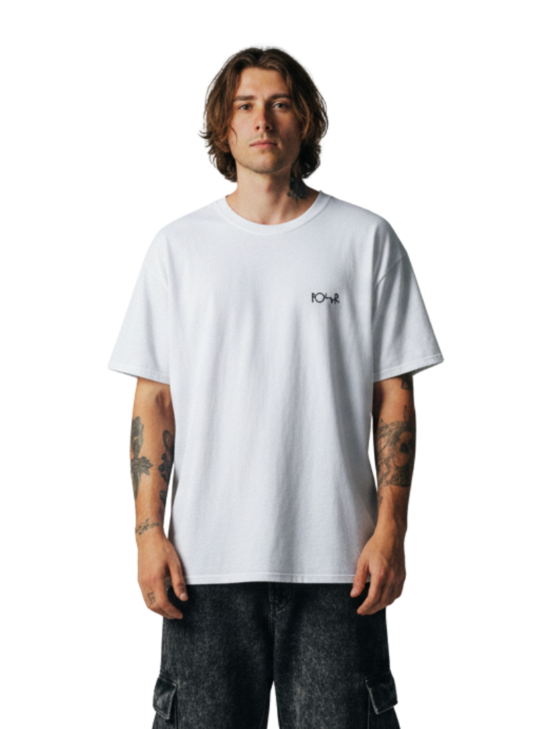 Camiseta Polar Skate Co. Fill Logo | Searching for Peace – White