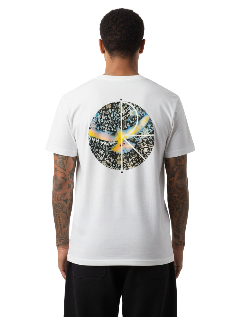 Polar Skate Co. Fill Logo T-Shirt | Searching for Peace – White